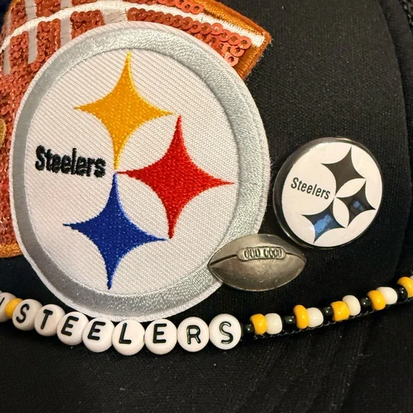 NFL Pittsburgh Steelers playoff game day ready trucker hat NWOT - Picture 7 of 9